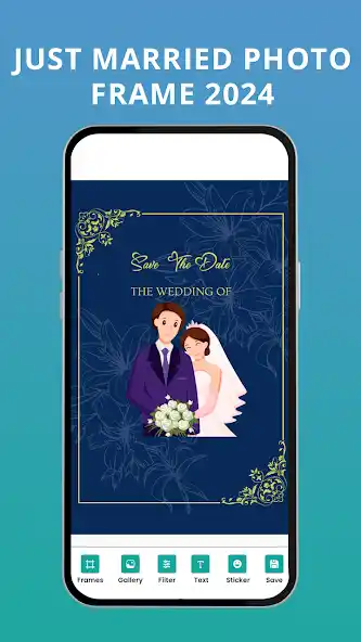 Anniversary Photo Frame Maker app - milestone anniversary designs with elegant styles