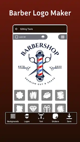 Barber Logo Maker vintage styles
