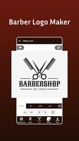 Barber Logo Maker tools and icons