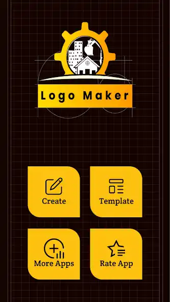 Construction Logo Maker main template preview