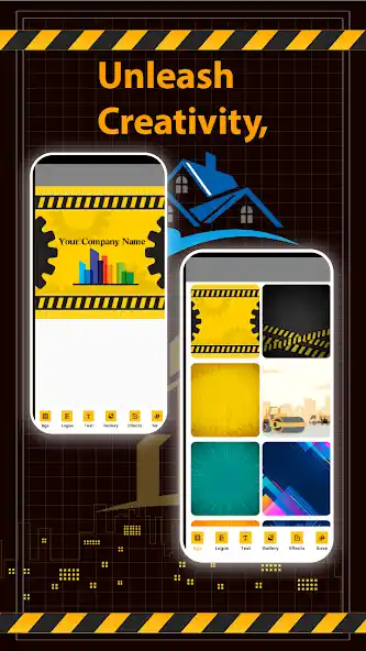 Construction Logo Maker tools and equipment