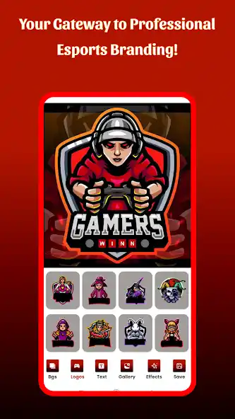 Esports Gaming Logo Maker team branding showcase