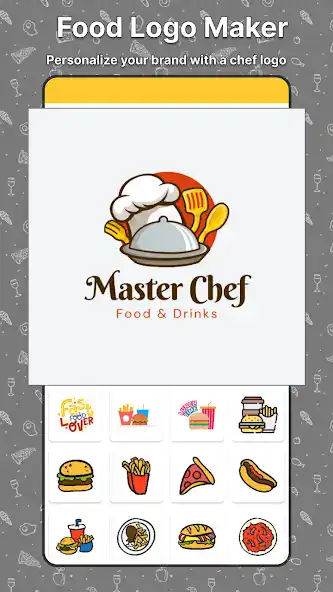 Food Logo Maker customization tools
