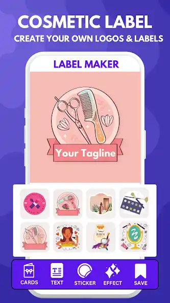 Label Maker app - professional product label templates with barcode integration