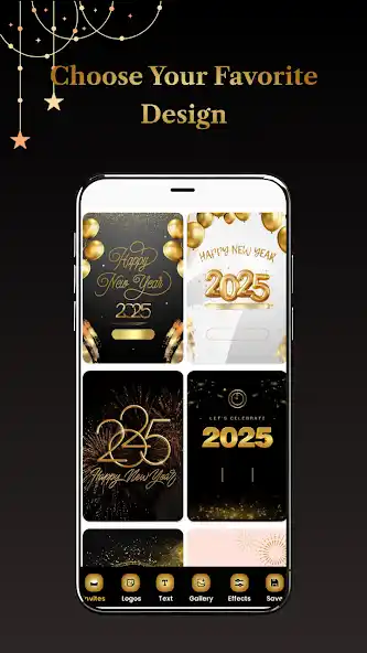 New Year Invitation Card app - elegant celebration invite designs with countdown elements