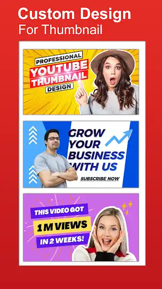 Thumbnail Maker app promotional banner