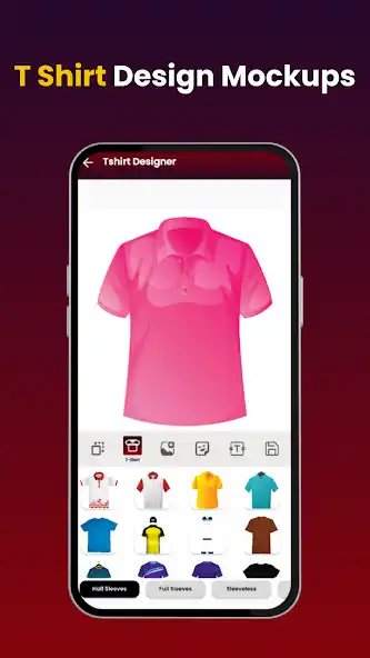 Sports T-shirt Maker app - professional sports team jersey creator with multiple sports categories