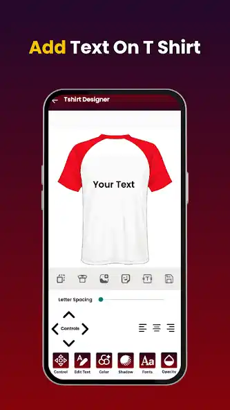 Sports T-shirt Maker app - custom athletic apparel designer with sports-specific templates