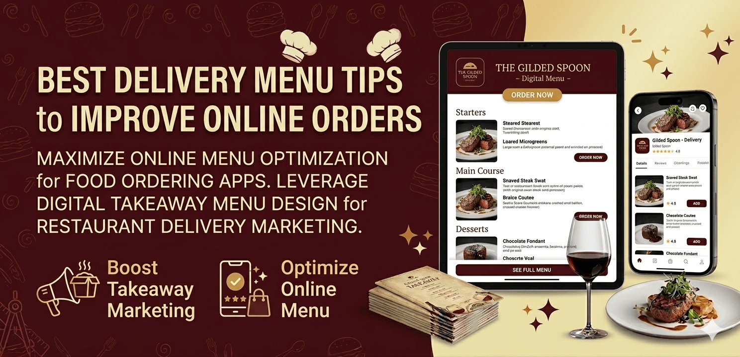 Best Delivery Menu Tips to Improve Online Food Orders